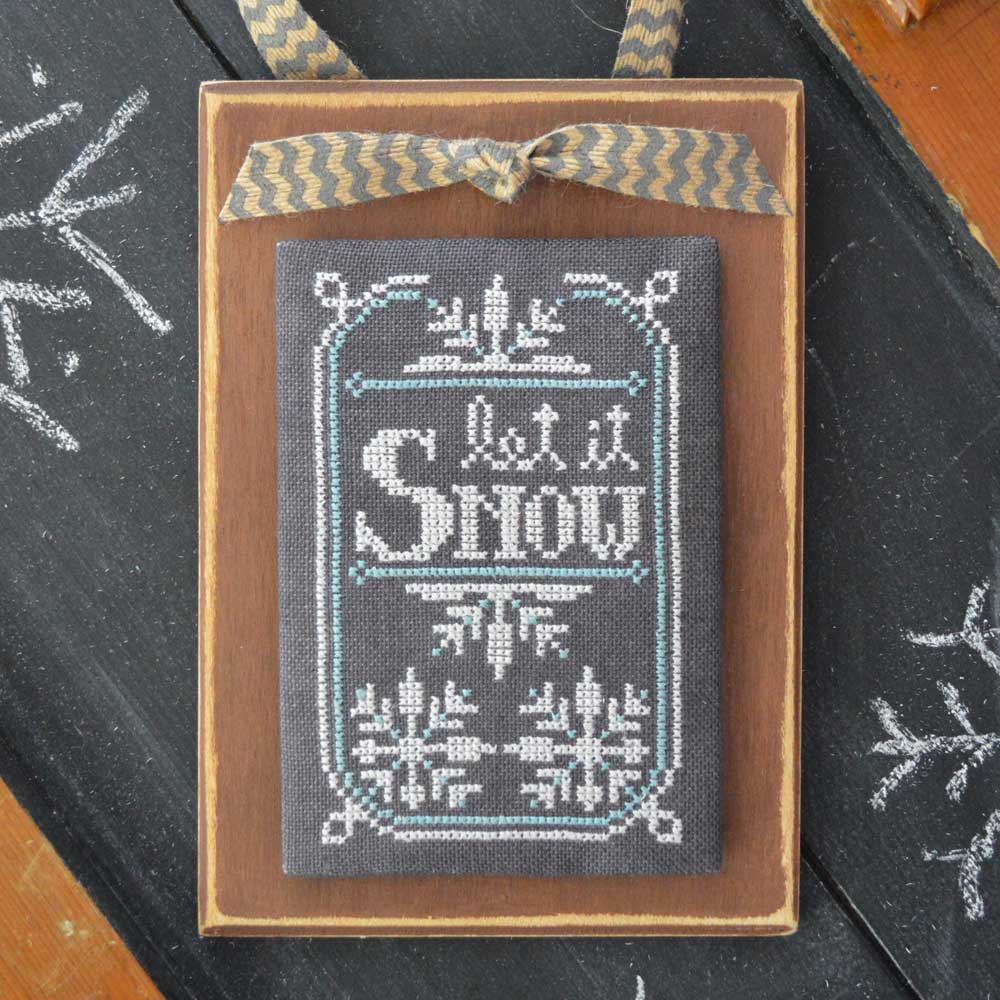 Year in Chalk January - Cross Stitch Pattern