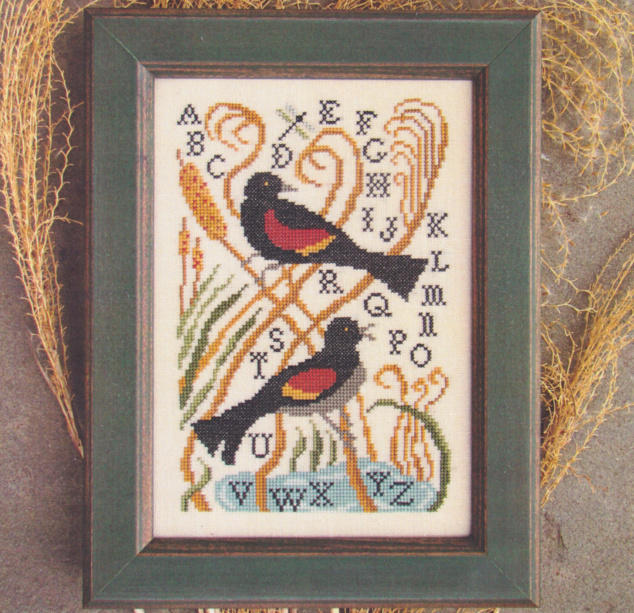 Red Winged Blackbird - Cross Stitch Pattern