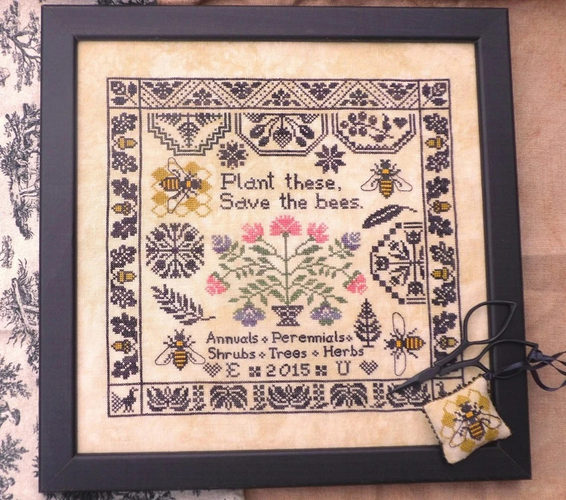 Save the Bees - Cross Stitch Pattern