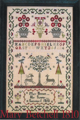 Mary Betchell 1810 - Cross Stitch Pattern