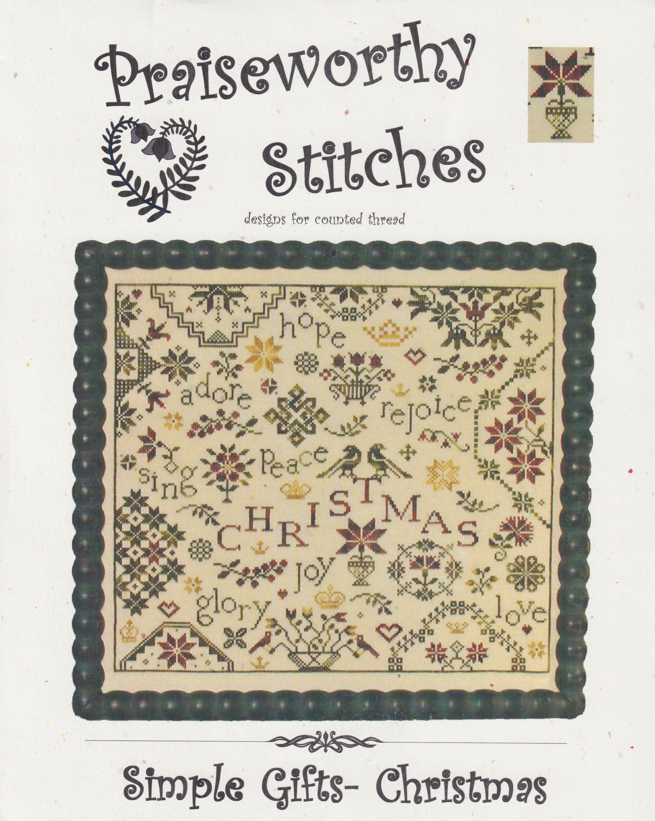 Simple Gifts - Christmas - Cross Stitch Pattern