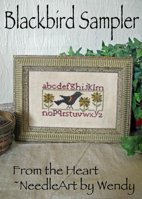 Blackbird Sampler - Cross Stitch Pattern