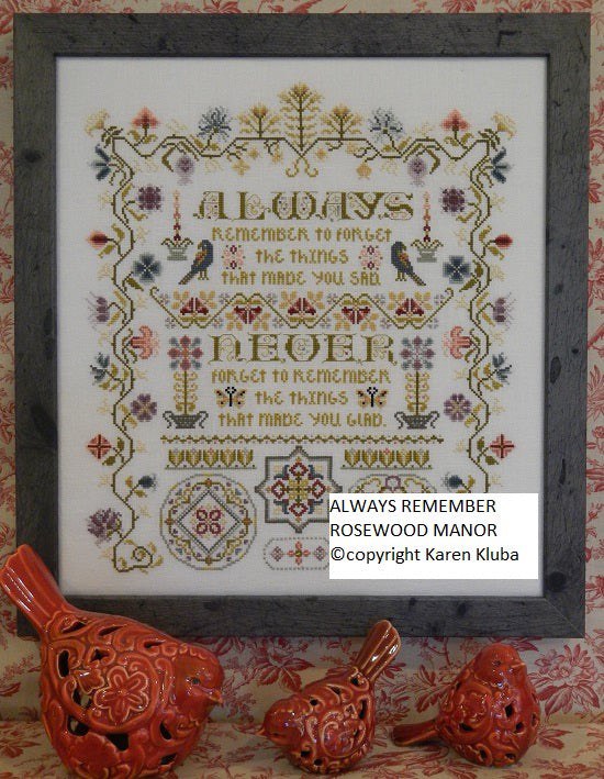 Always Remember - Cross Stitch Pattern