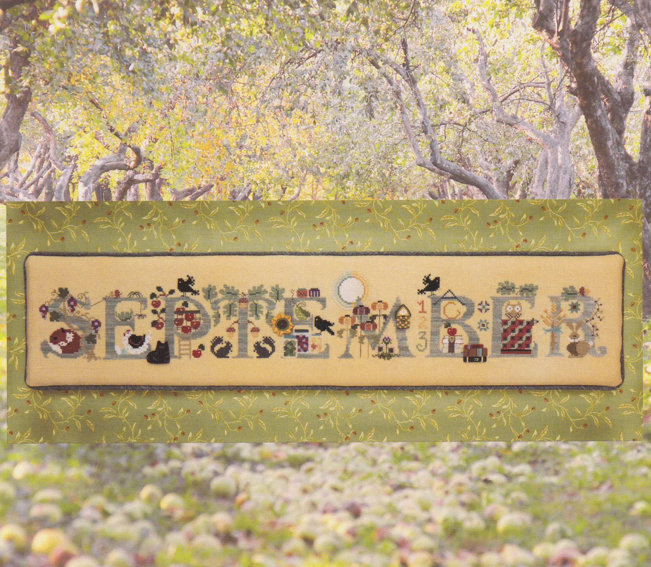 September - Cross Stitch Pattern