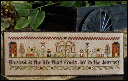 Blessed is the Life - Cross Stitch Pattern