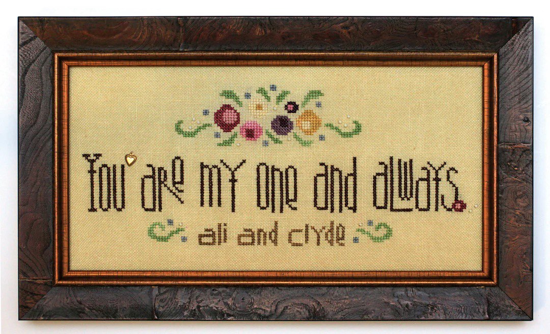 My One and Always (with charm) - Cross Stitch Pattern
