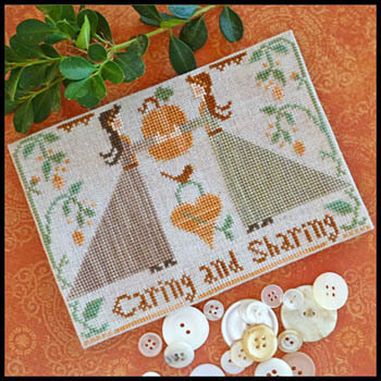 Caring And Sharing - Cross Stitch Pattern