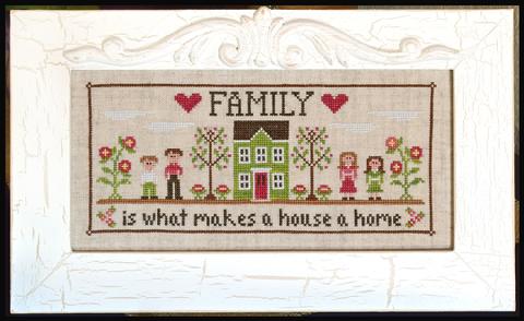 Family Home - Cross Stitch Pattern