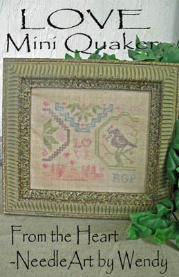 Love Mini Quaker - Cross Stitch Pattern