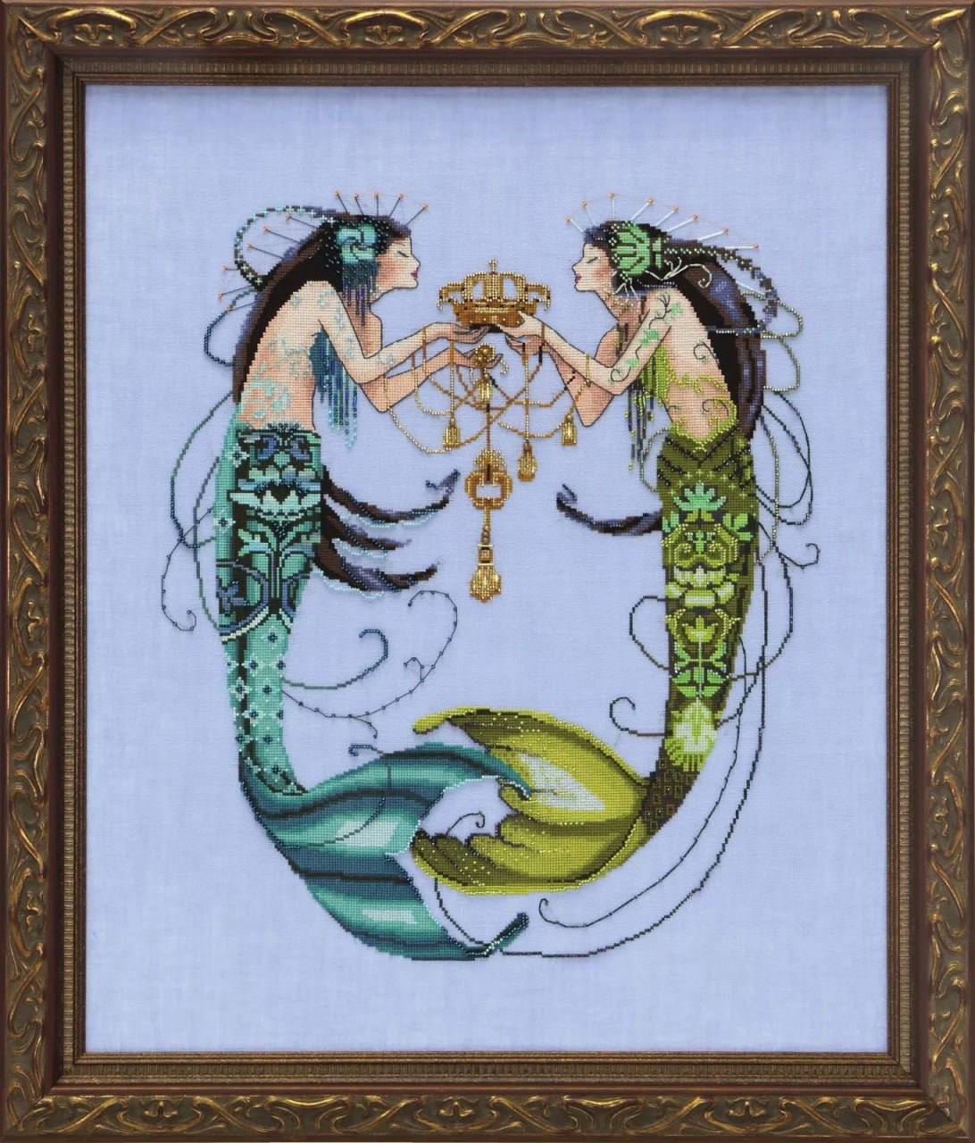 Twin Mermaids, The - Cross Stitch Pattern