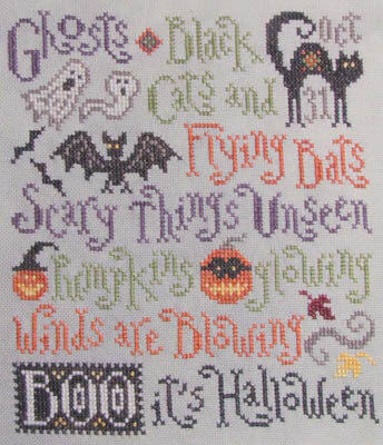Scary Things October Brings - Cross Stitch Pattern