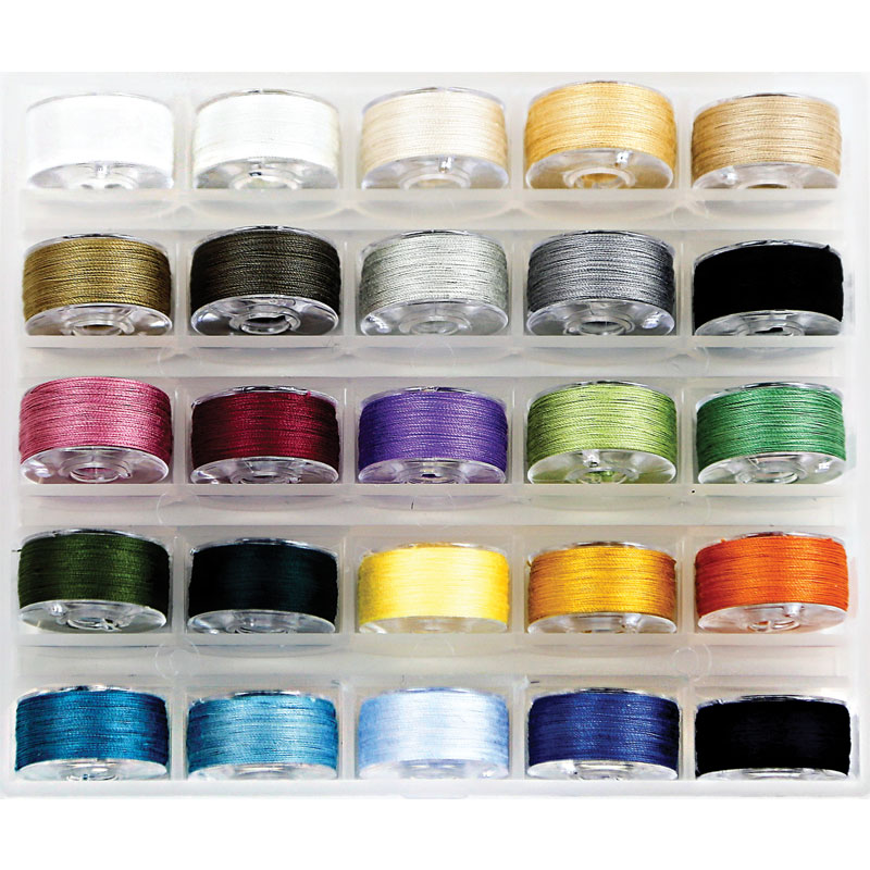 Prewound Bobbins Class 15 25ct SOFT