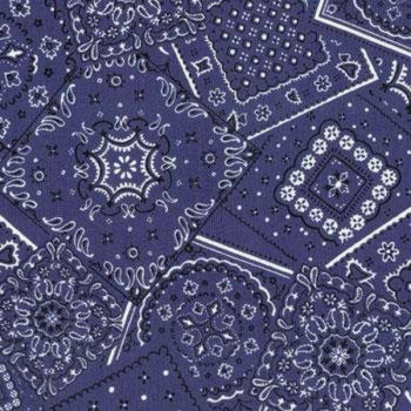 Bunk House Bandana Navy - Quilt Fabric