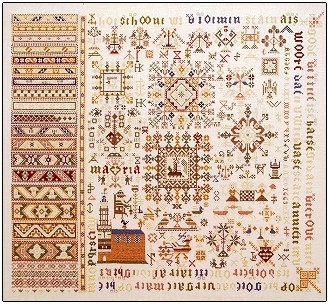 Sampler - 1663 - Cross Stitch Pattern