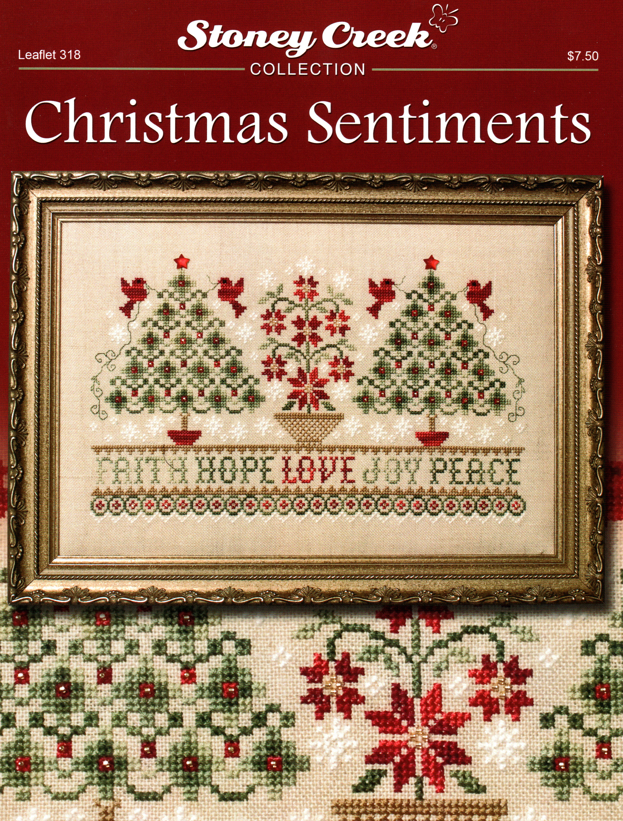 Christmas Sentiments - Cross Stitch Pattern