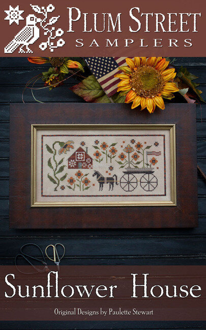Sunflower House - Cross Stitch Pattern
