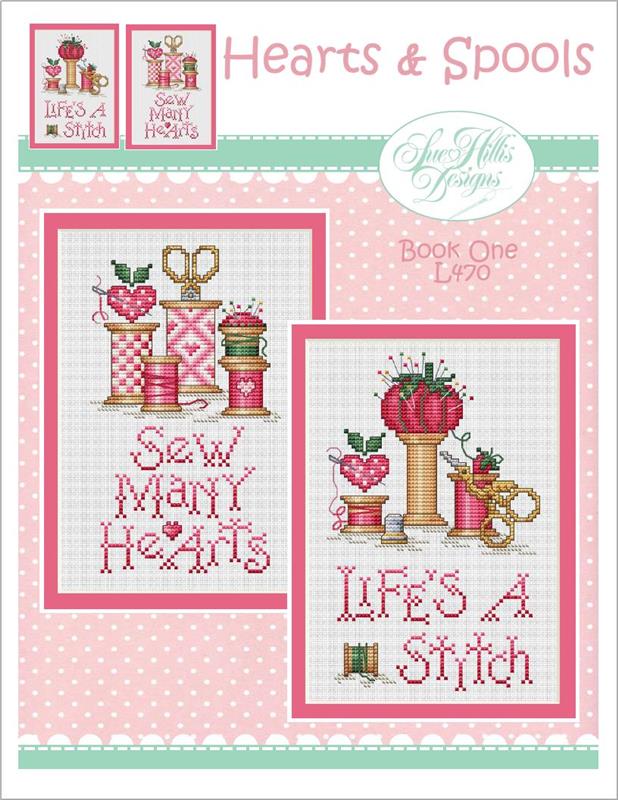 Hearts & Spools - Cross Stitch Pattern