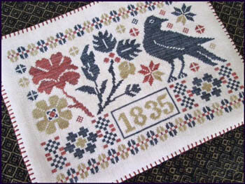 Coverlet Candle Mat - Cross Stitch Pattern