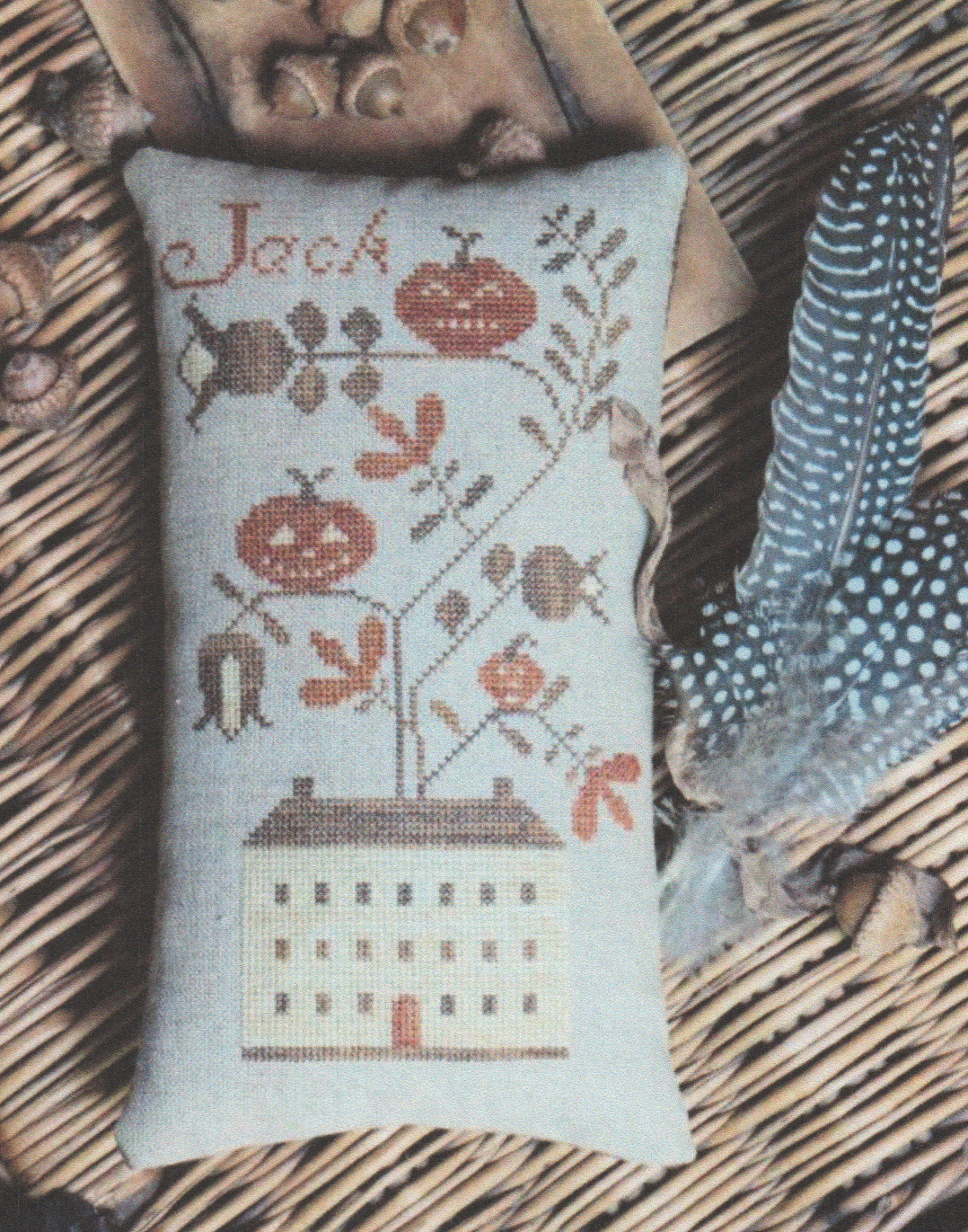 Jack's House Pinkeep - Cross Stitch Pattern