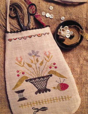 Simple Pleasures Sewing Pouch - Cross Stitch Pattern