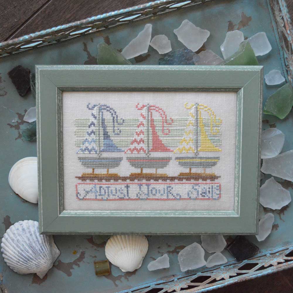 Adjust Your Sails - To the Beach  4 - Cross Stitch Pattern