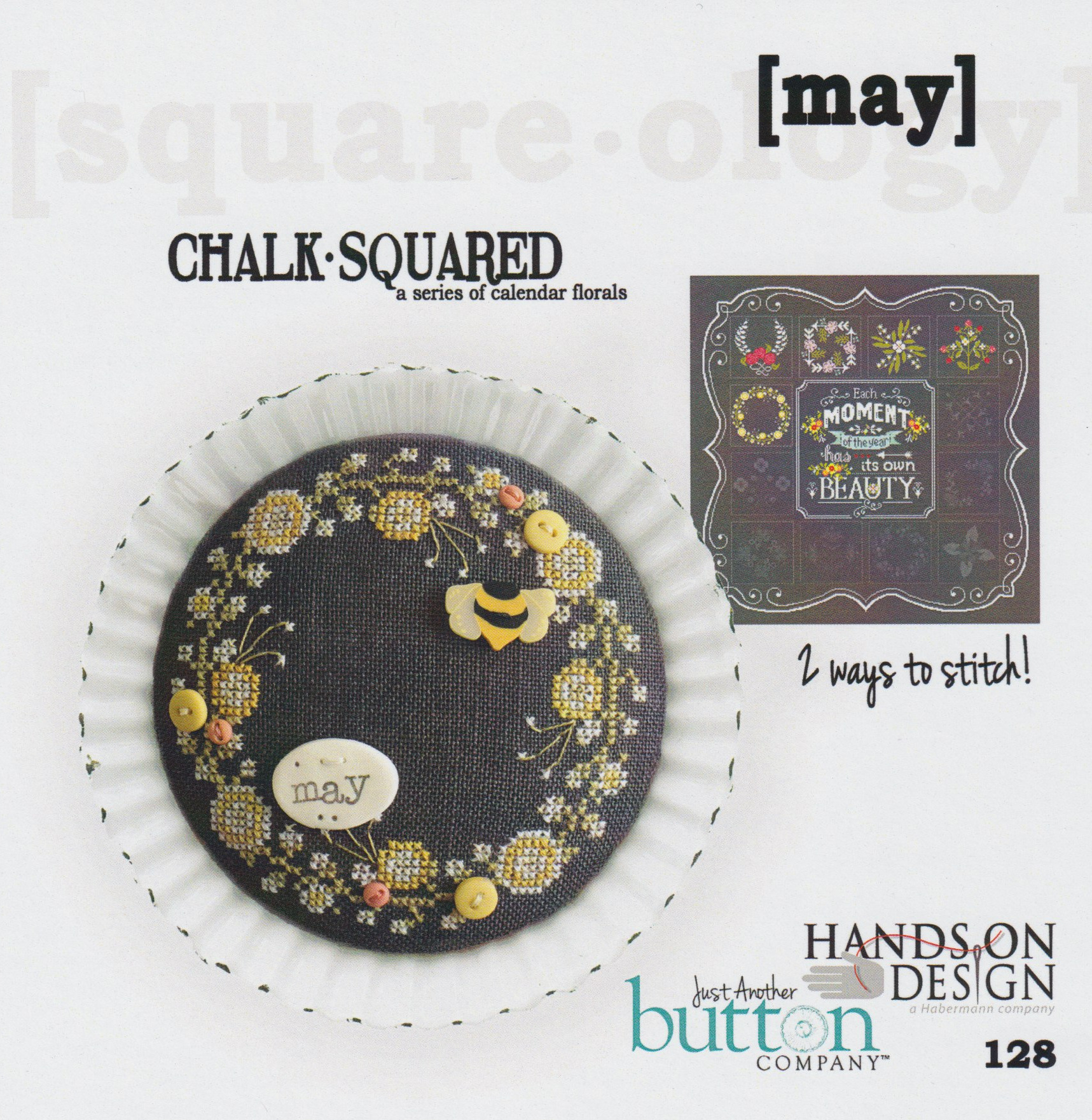 Chalk Squared - May - Cross Stitch Pattern