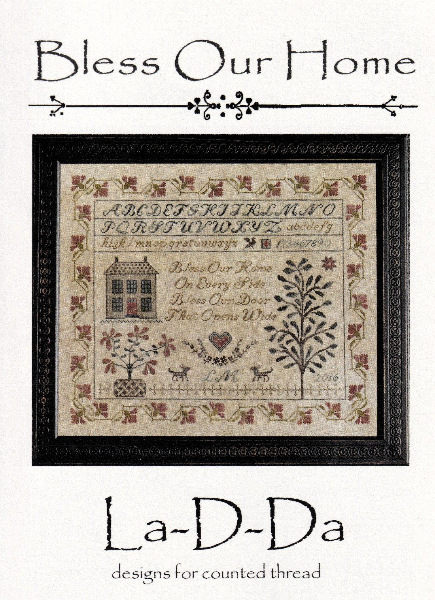 Bless Our Home - Cross Stitch Pattern