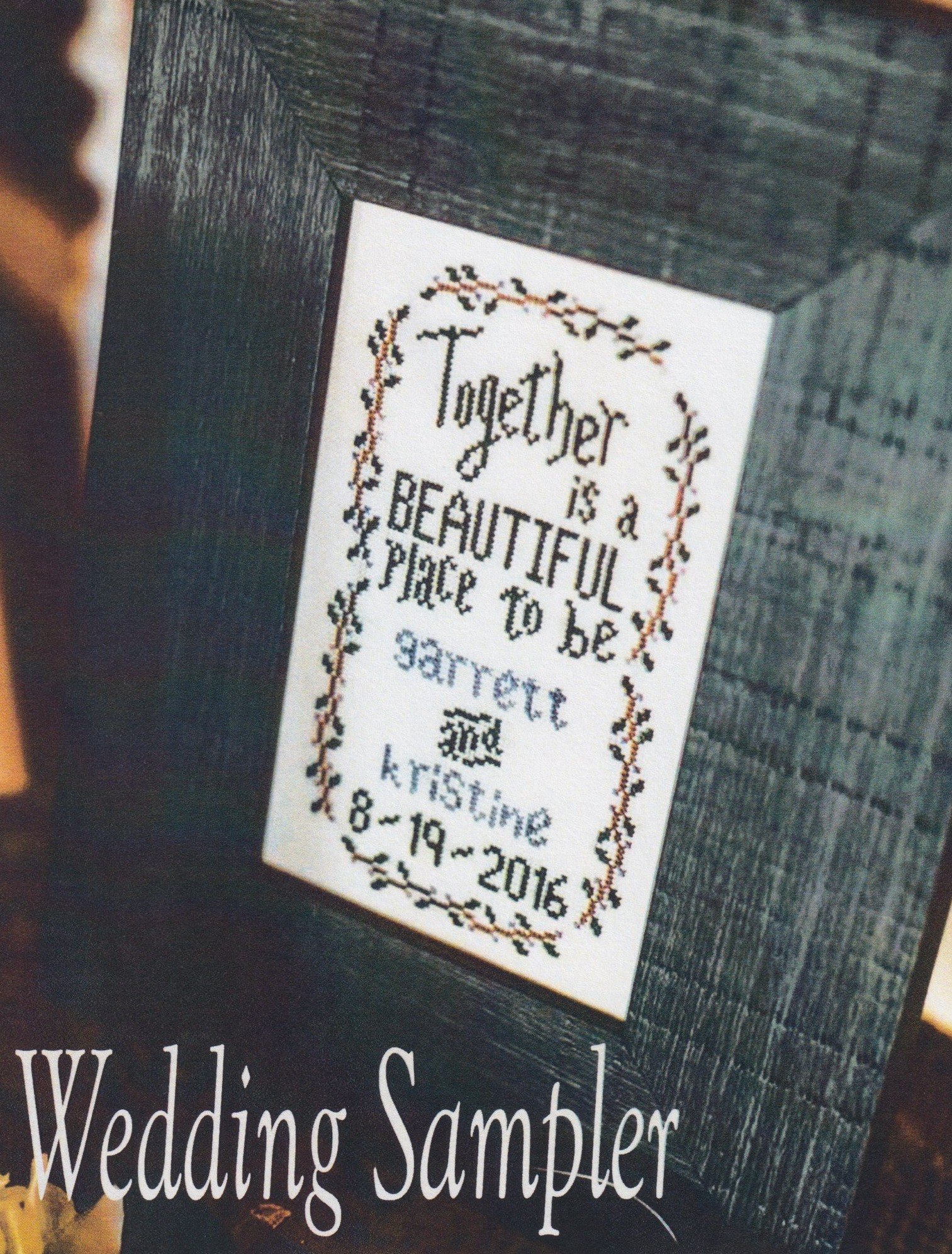 Wedding Sampler - Cross Stitch Pattern