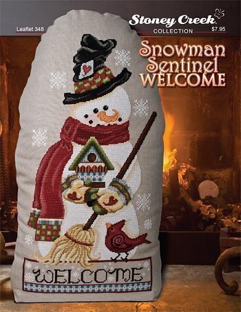 Snowman Sentinel Welcome - Cross Stitch Pattern