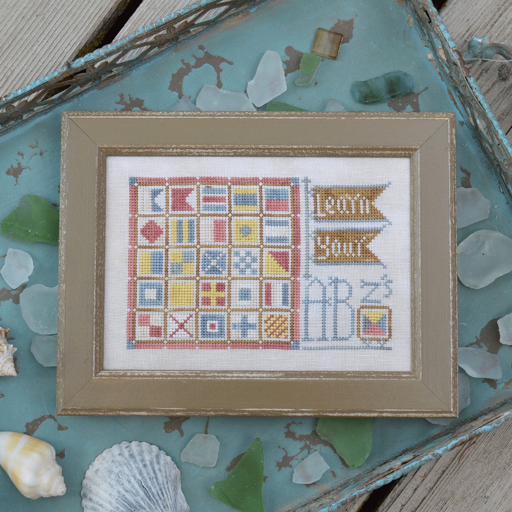 Learn Your ABZ's - To the Beach 11 - Cross Stitch Pattern