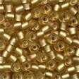 Mill Hill 16031 Frosted Gold Glass Pony Beads - Size 6/0