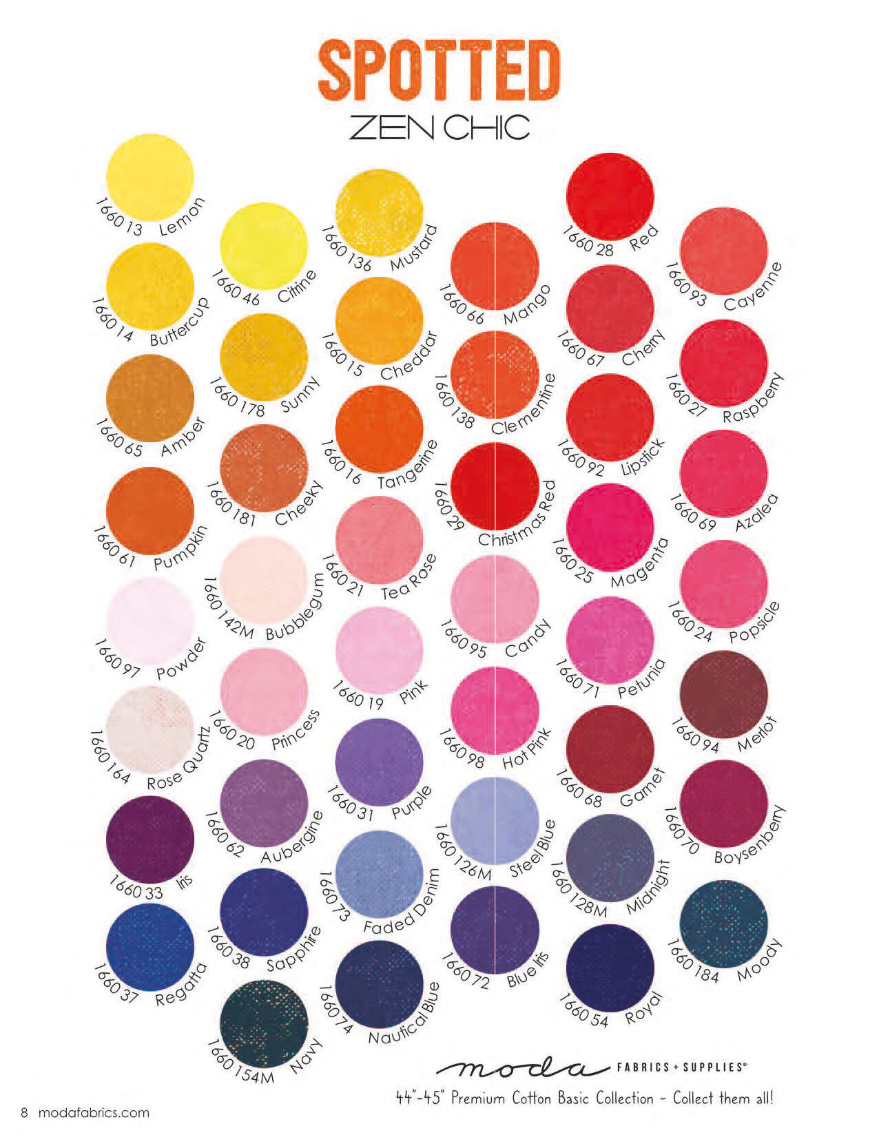 Spotted Cheddar - Quilt Fabric