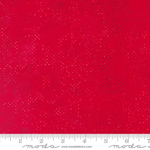 Spotted Christmas Red - Quilt Fabric