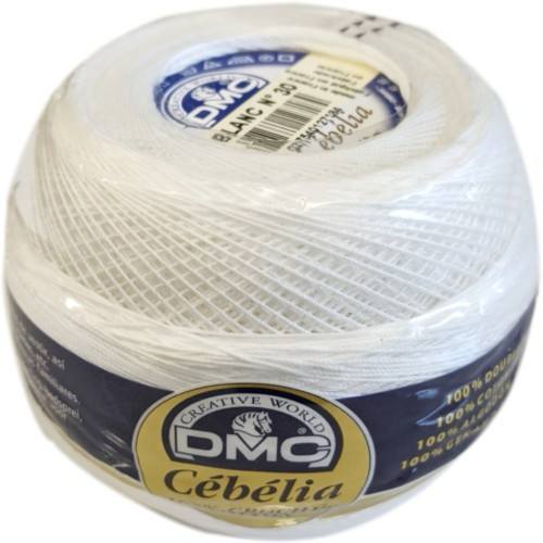 Size 30 White DMC Cebelia Crochet Cotton Thread
