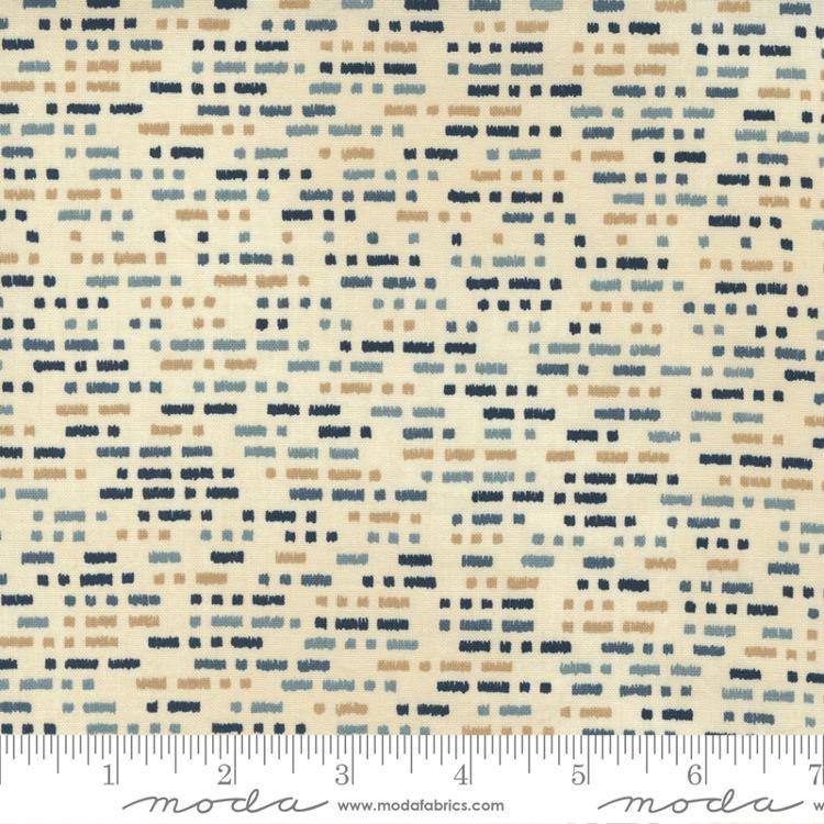 To The Sea Pearl - Morse Code - Quilt Fabric
