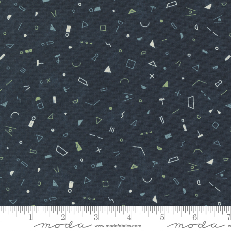 Collage Ink - Bits and Bobs Geometrics - Quilt Fabric