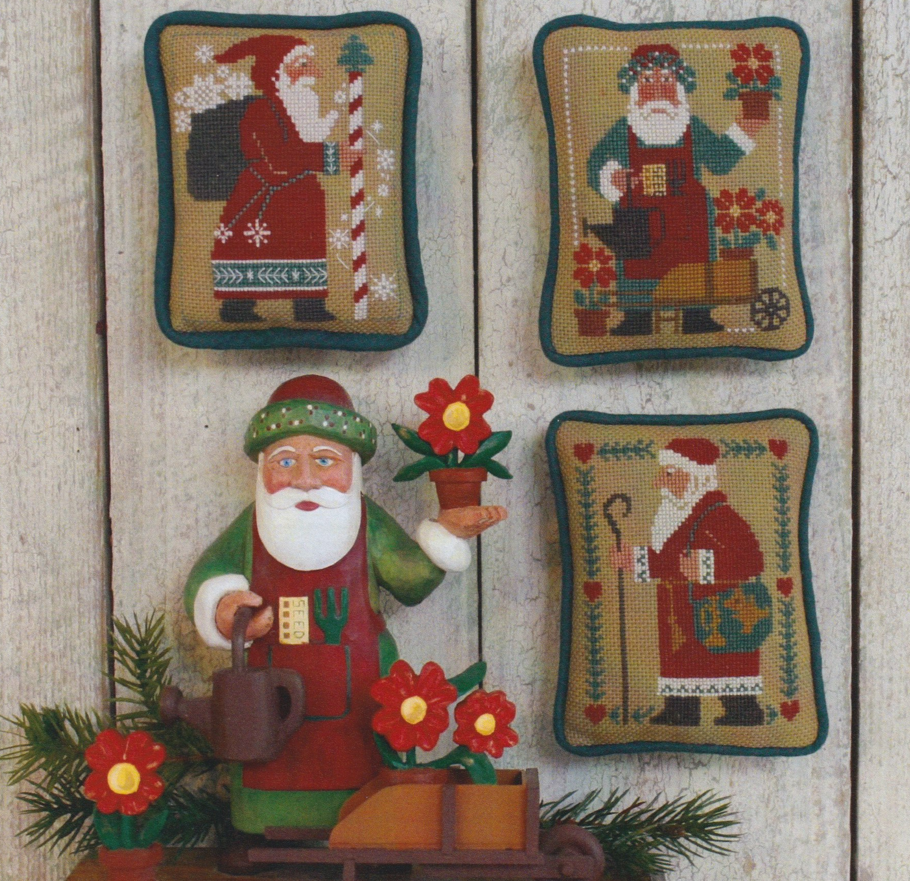 Santas Revisited III  (Book 204) - Cross Stitch Pattern