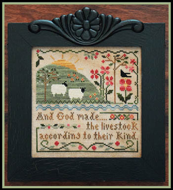 Sixth Day of Creation - Cross Stitch Pattern