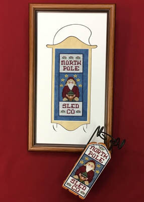 North Pole Sled Company - Cross Stitch Pattern