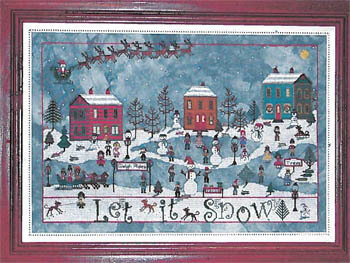 December Snow - Cross Stitch Pattern