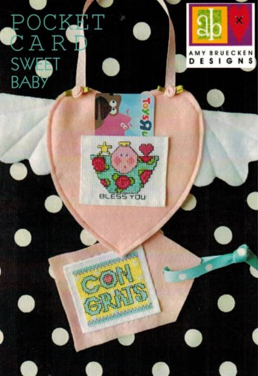 Sweet Baby Pocket Card - Cross Stitch Pattern