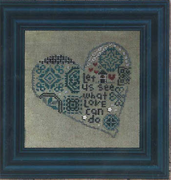 Quaker Heart - Cross Stitch Pattern