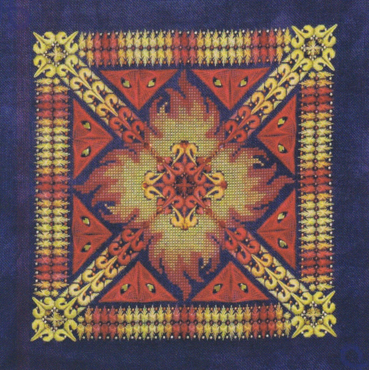 Phoenix Mandala - Cross Stitch Pattern