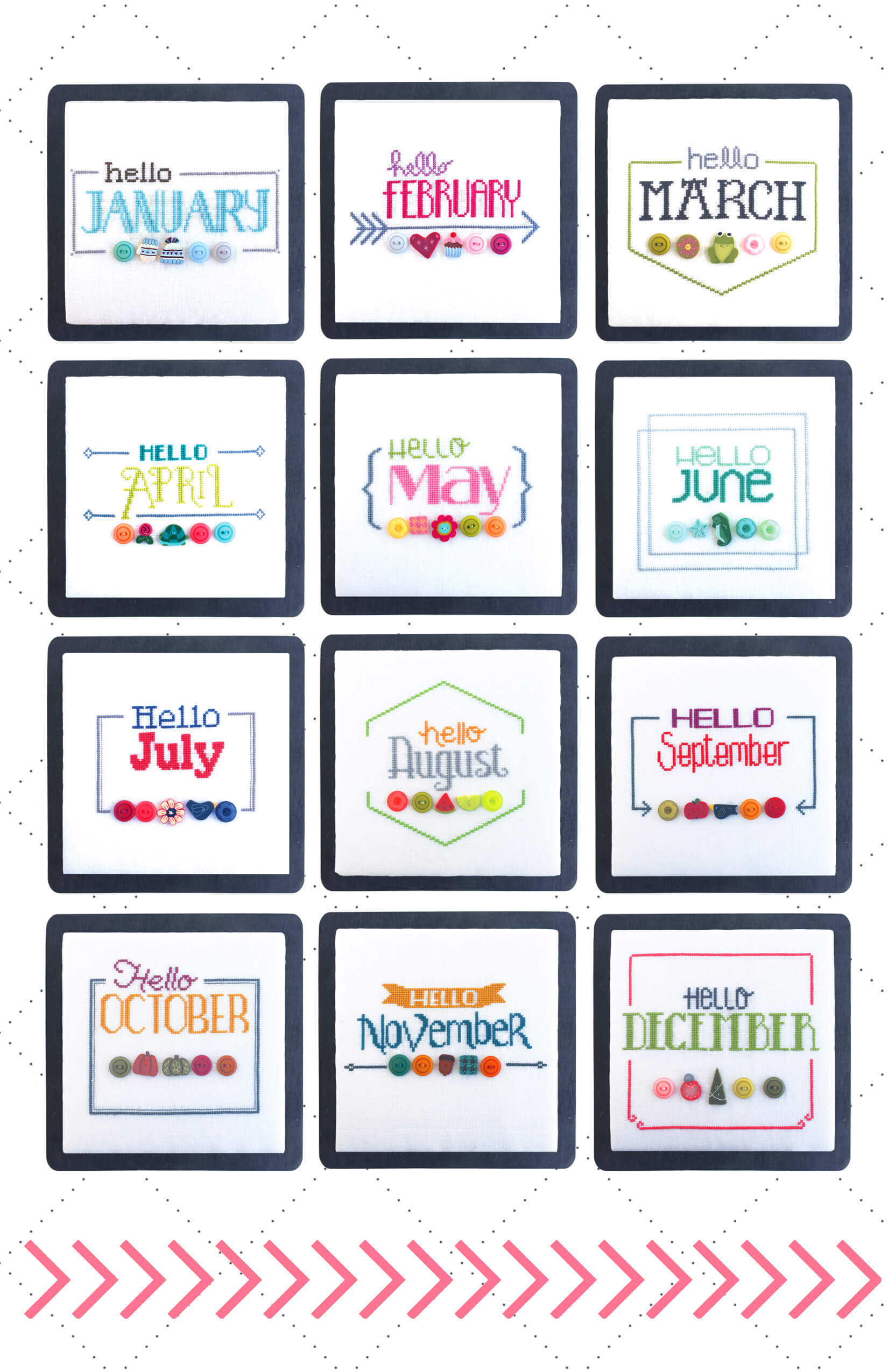 Well Hello There - Cross Stitch Pattern