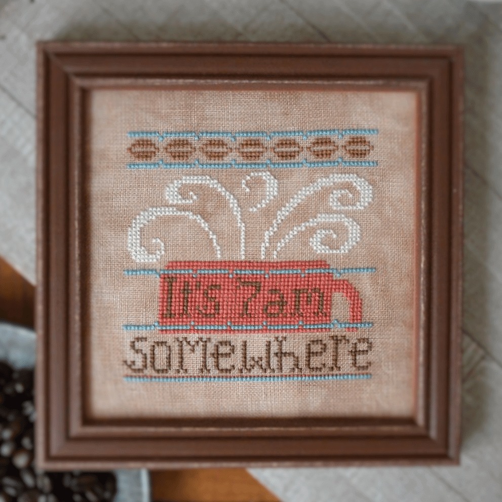 7am Somewhere - Cross Stitch Pattern