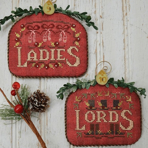 Ladies & Lords - 12 Days - Cross Stitch Pattern