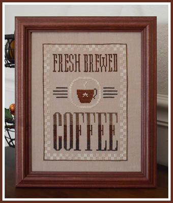 Fresh Brewed Coffee - Cross Stitch Pattern