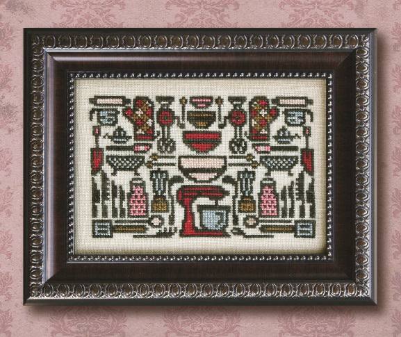 Arranging the Kitchen Aids - Cross Stitch Pattern