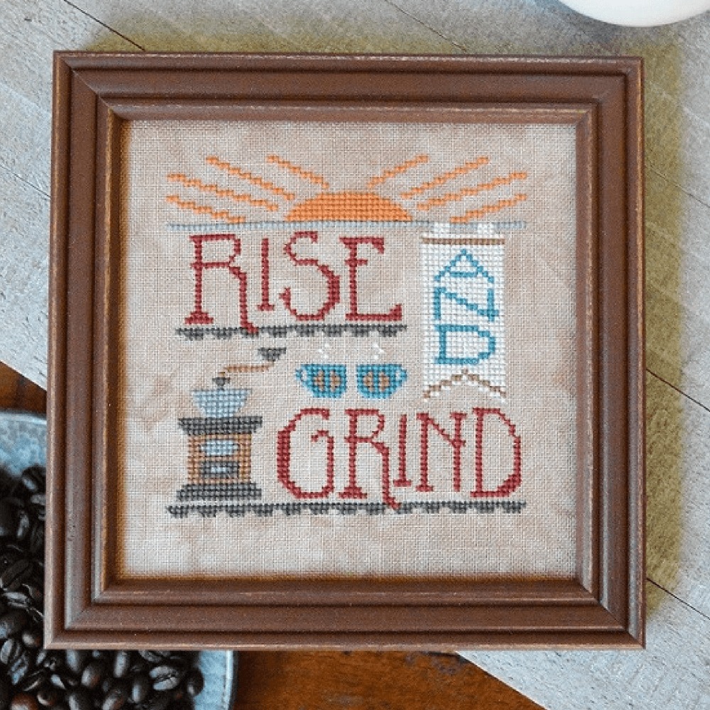 Rise & Grind - Cross Stitch Pattern