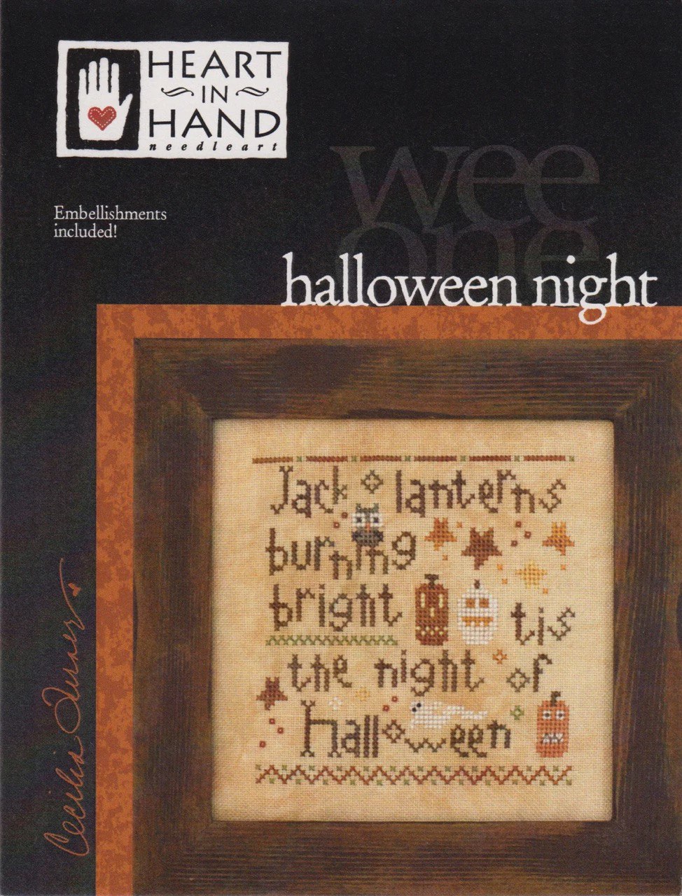 Halloween Night - Cross Stitch Pattern (with beads)
